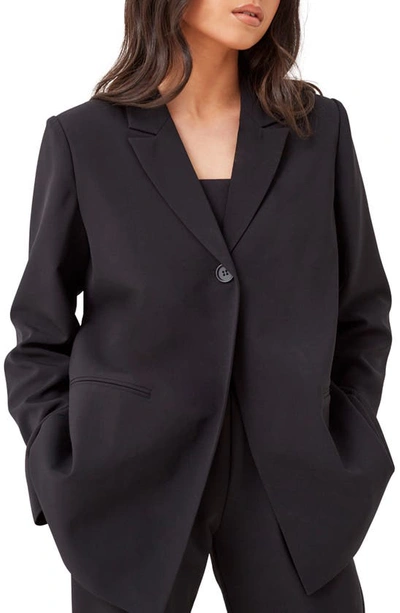 4th & Reckless Aiden Oversize Blazer In Black