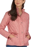 Barbour Flyweight Quilted Jacket In Dusty Rose