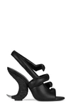 GIVENCHY 4G LOGO HORN SLINGBACK SANDAL,BE305FE0ZM