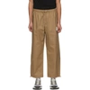 MONCLER KHAKI COTTON RIPSTOP LOUNGE PANTS