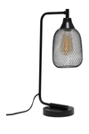 LALIA HOME INDUSTRIAL MESH DESK LAMP, MATTE BLACK,810052821313