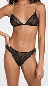 Kiki De Montparnasse Black Lace Soft Leche Moi Bra In Black