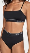 Calvin Klein Underwear Black Ck One Micro Unlined Bralette