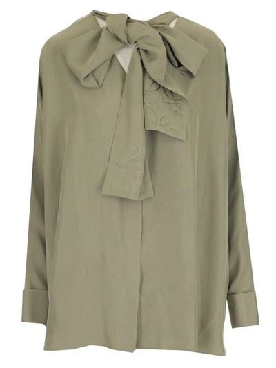 Loewe Women's  Green Other Materials Blouse