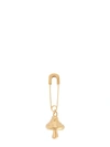 Ambush Earrings With Mushroom Pendant In Gold