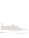 THOM BROWNE THOM BROWNE MEN'S GREY COTTON SNEAKERS,MFD201A01588025 11