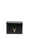 VERSACE VERSACE WOMEN'S BLACK LEATHER WALLET,DPDG704VD11VITKVO41 UNI