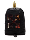 OFF-WHITE OFF-WHITE MEN'S BLACK OTHER MATERIALS BACKPACK,OMNB019R21FAB0021025 UNI