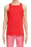 GIVENCHY SQUARE NECK JERSEY TANK TOP,BM71273Y6B