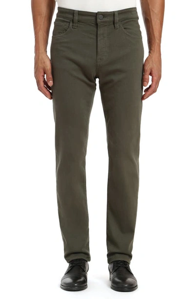 34 Heritage Courage Straight Leg Pants In Military Green Comfort