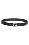 GIVENCHY G CHAIN REVERSIBLE LEATHER BELT,BK403KK15T