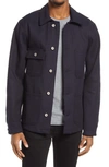 NAKED AND FAMOUS CANVAS CHORE COAT,165071165