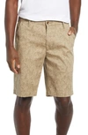 Ag Griffin Flat Front Shorts In Kedzie Wild Taupe