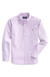 Vineyard Vines Classic Fit Gingham Check Button-down Shirt In Crocus