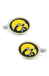 CUFFLINKS, INC NCAA COLLEGIATE UNIVERSITY OF IOWA HAWKEYES CUFF LINKS,PD-IOW2-SL