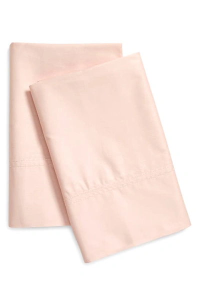 Nordstrom 400 Thread Count Organic Cotton Pillowcases In Pink Peony Bud