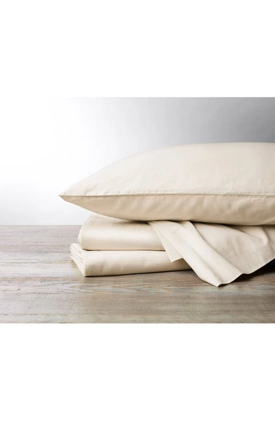 Coyuchi Cloud Set Of 2 Brushed Organic Cotton Flannel Pillowcases In Undyed
