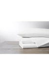 Coyuchi Cloud Set Of 2 Brushed Organic Cotton Flannel Pillowcases In Alpine White