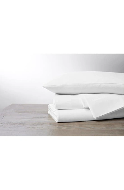 Coyuchi Cloud Set Of 2 Brushed Organic Cotton Flannel Pillowcases In Alpine White