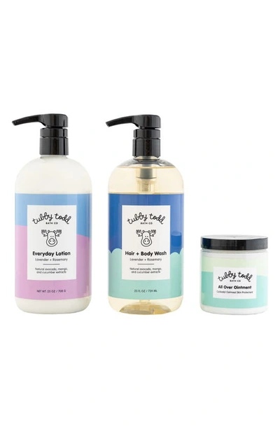Tubby Todd Bath Co. Babies' The Extra Tubby Regulars Bundle In Lavendar & Rosemary