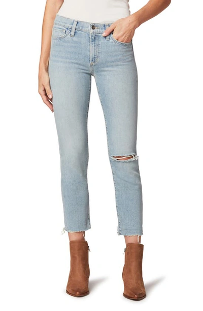 Joe's The Lara Crop Straight Leg Jeans In Wayfarer