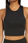 Girlfriend Collective Black Dylan Tank Bra In Multicolor