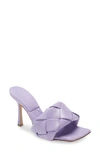 Bottega Veneta Purple ‘the Rubber Lido' Heeled Sandals In Wisteria