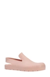 Bottega Veneta Puddle Rubber Slingback Clogs In Peachy