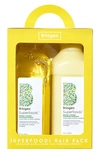 BRIOGEO SUPERFOODS BANANA + COCONUT NOURISHING SHAMPOO & CONDITIONER DUO FOR DRY HAIR $56 VALUE,TK9508