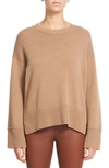 Theory Karenia Wool & Cashmere Sweater In Husky