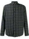Deperlu Thomas Checked Cotton Shirt In Green