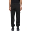 STONE ISLAND BLACK GHOST TROUSERS