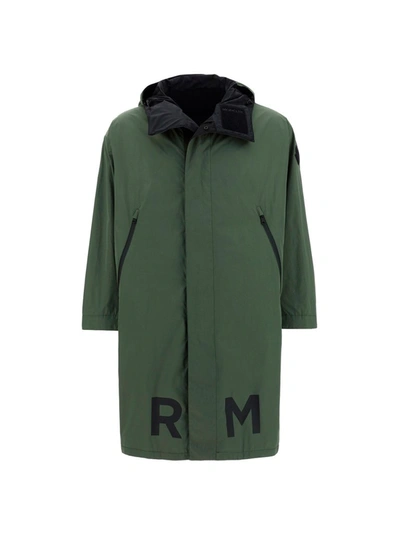 Moncler Reversible Green & Black Coffre Coat