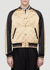 SAINT LAURENT SAINT LAURENT TEDDY SATIN BOMBER JACKET