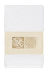 Linum Home Vivian Embellished Hand Towel In White