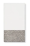 Linum Home Spots Embellished Bath Towel In White