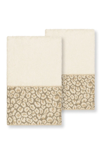 LINUM HOME LINUM HOME TEXTILES SPOTS EMBELLISHED HAND TOWEL,190733151244