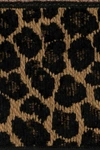 Linum Home Spots Embellished Washcloth In Latte