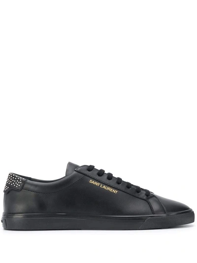 Saint Laurent Court Classic Sl/10 Trainers In Black