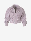 ALEXANDER WANG ALEXANDER WANG PLEATED BUSTIER BLOUSE