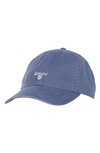 Barbour Cascade Washed Sports Cap In Blue