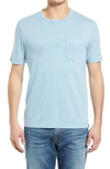 Faherty Sunwashed Organic Cotton-jersey T-shirt In Dusk Blue