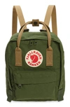 Fjall Raven Mini Kånken Water Resistant Backpack In Spruce Green-clay