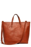 MADEWELL ZIP TOP TRANSPORT LEATHER CARRYALL,H2584