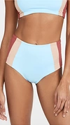 L*space Lspace Sustainable Desi High-waisted Bikini Bottoms In Brk/chm/skb