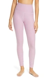 Beyond Yoga High-waist Midi Space-dye Leggings In Orchid Haze