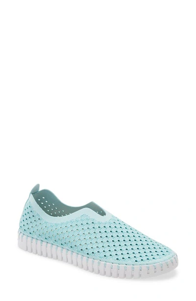 Ilse Jacobsen Tulip 139 Perforated Slip-on Sneaker In Sapphire