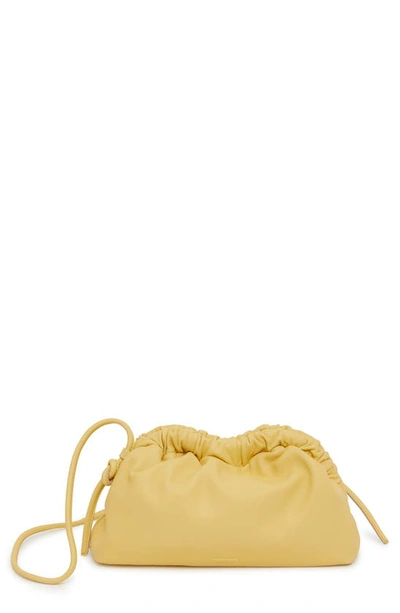 Mansur Gavriel Mini Cloud Leather Clutch In Spiga