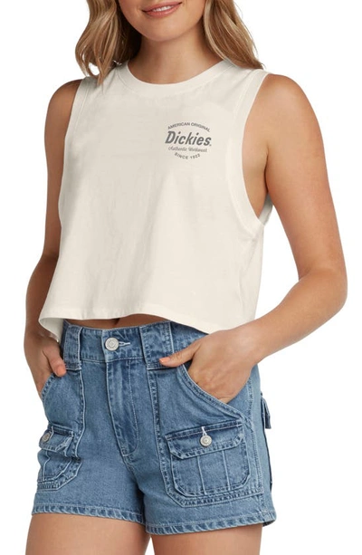 Dickies Graphic Crop Muscle Tank In Birch