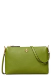 TORY BURCH KIRA PEBBLED LEATHER WALLET CROSSBODY BAG,61385